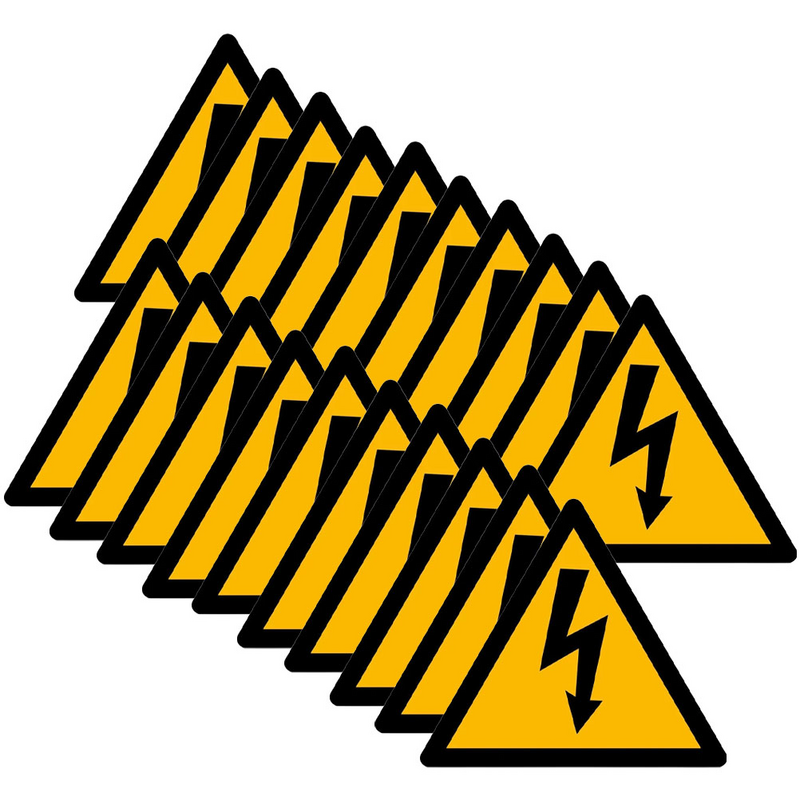 Scosse di avvertimento elettriche adesivi per cartelli adesivi etichette elettriche etichette di tensione apparecchiature di pericolo di sicurezza Etiquetas Personalizadas
