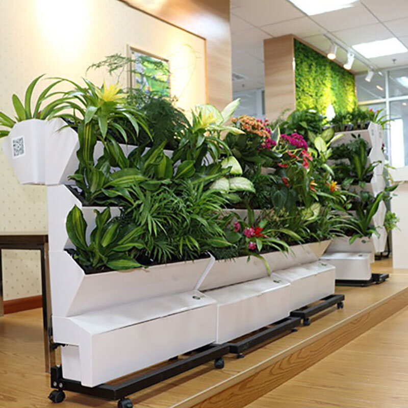 Hidropônico artificial vertical jardim inteligente interior plantador varanda plantio de vegetais e flores sistema hidroponia doméstico