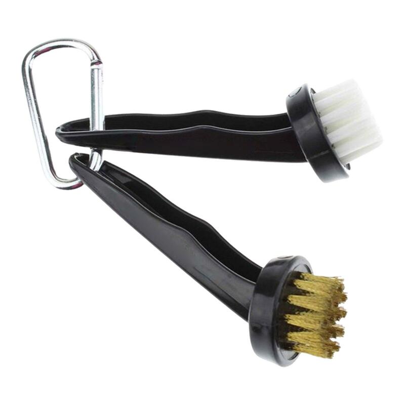Golf Club Brushes Cleaner Golf Cleaning Brushes Equipment with Carabiner Tool Golf Club Groove Cleaner for Sports Golfer