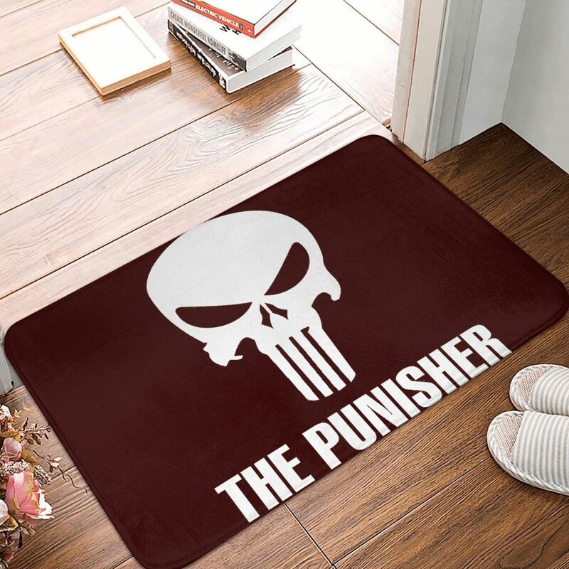 Punisher 도장 팀 도어매트, 주방 카펫, 야외 러그, 홈 데코
