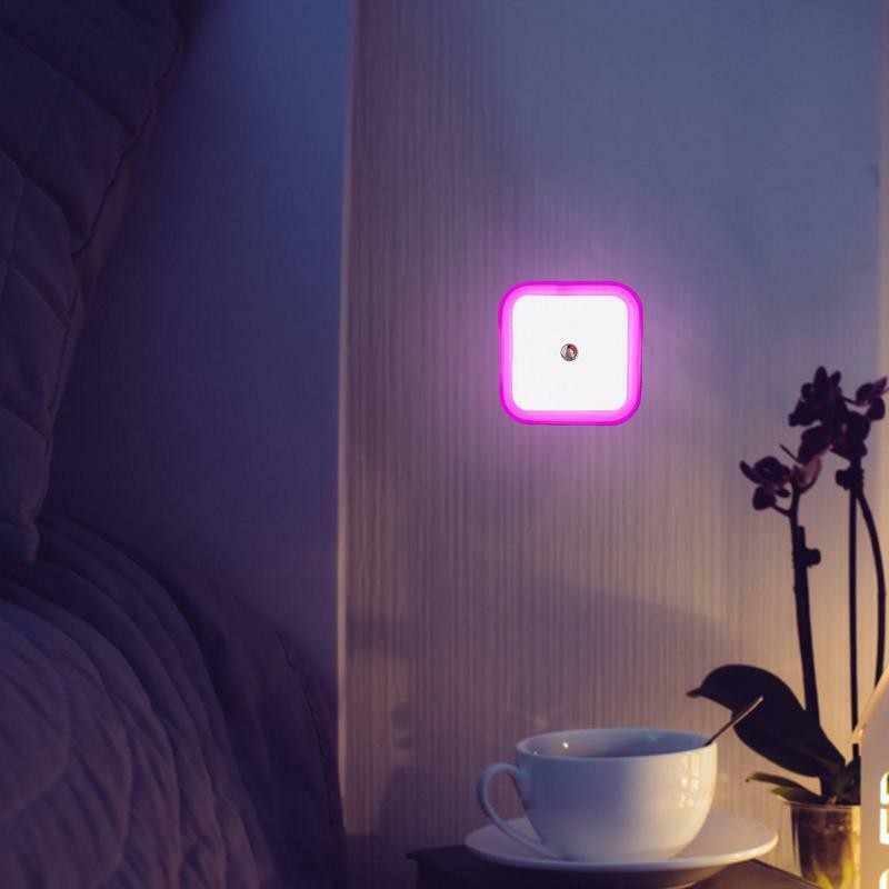 Plug In Night Lights Night Light With Dusk To Dawn Photocell Auto Sensor Adjustable Brightness Plug In Light For Hallway Bedroom