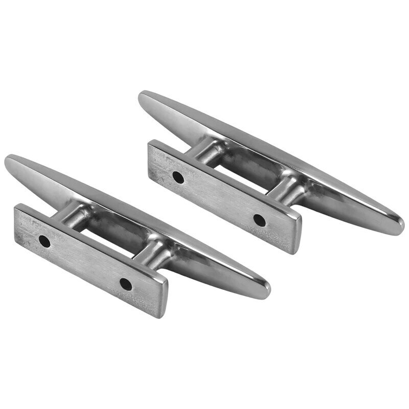 Boat Cleat Open Base Boat Cleat, Dock Cleat All 316 Stainless Steel Boat Mooring Accessories, Include Installation Accessories S