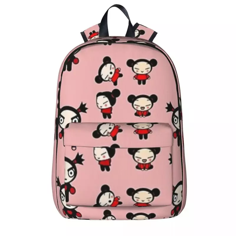 Pucca Backpack Casual Children School Bag Laptop Rucksack Travel Rucksack Large Capacity Bookbag