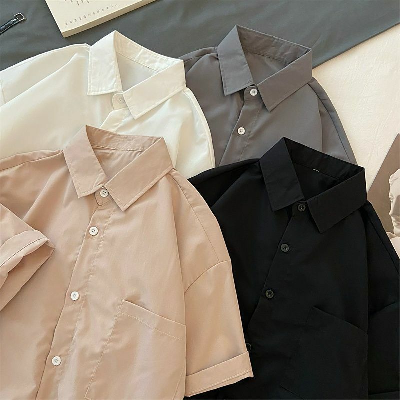 10 Colors Shirts Women All-match Korean Style Chemise Femme Fashion Solid Minimalist Casual Tender Vintage Classic Chic Retro