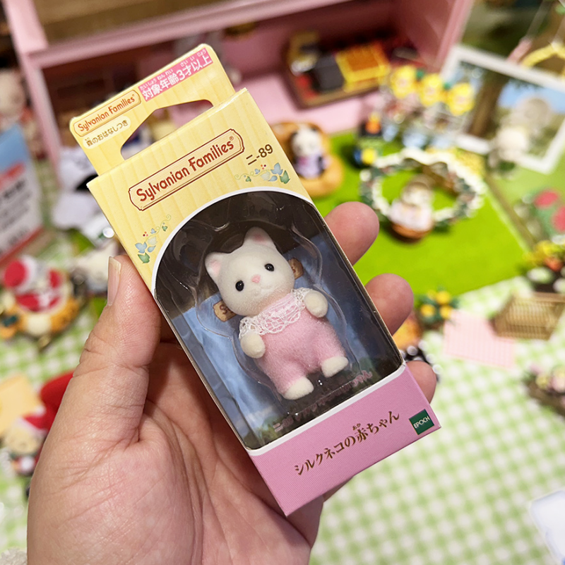 실바니안 패밀리 애니메이션 피규어 모델 장난감, 유치원 베이비 시리즈 장식 인형, 소장 인형, 축제 선물, 2024 신제품