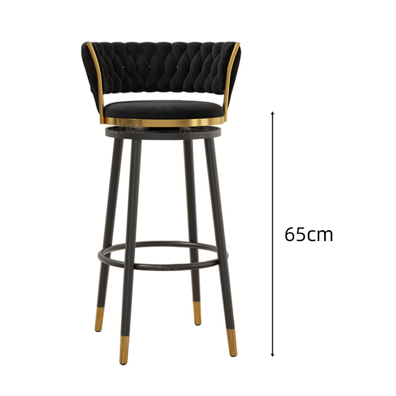 Złote krzesła barowe składana wyspa Nordic lekki stołek warsztatowy obrotowy nowoczesne Taburetes Altos Cocina designerskie meble