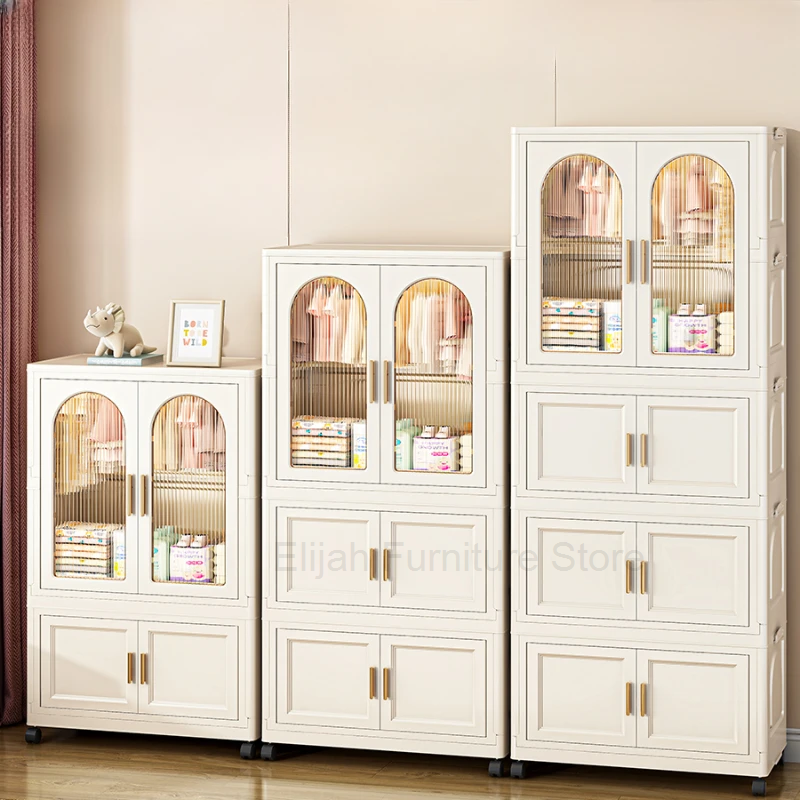 Storage Organizer Cabinet for Children, Clothing Rack, Roupeiros, Quarto, Home Furniture, Szafa Na Ubrand, MR50CW