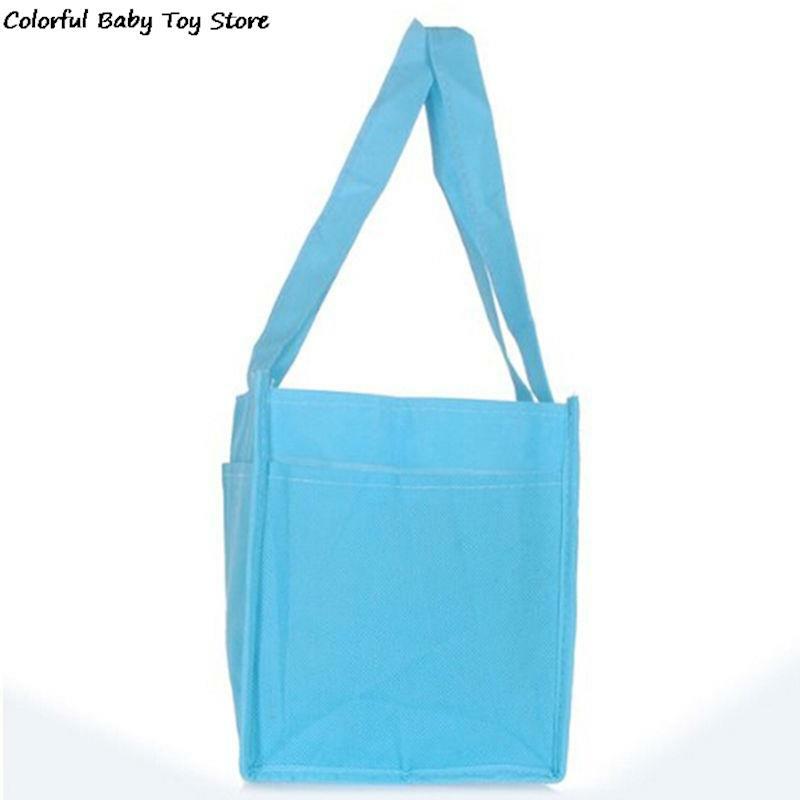 New Hot Portable Multifunction Mummy Hand Bag Baby Bottle Diaper Storage Tote Environmental Non-Woven 7 Separate Bag