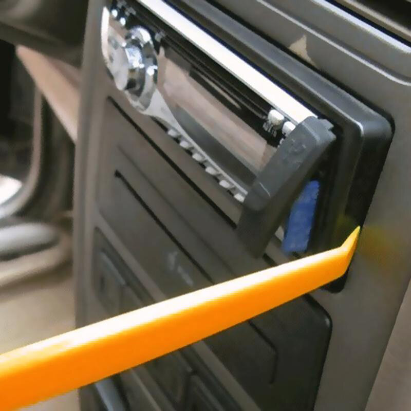 Kit alat penghilang Trim Panel klip pintu otomatis, pisau navigasi bongkar, alat perbaikan konversi jungkat-jungkit Interior mobil plastik