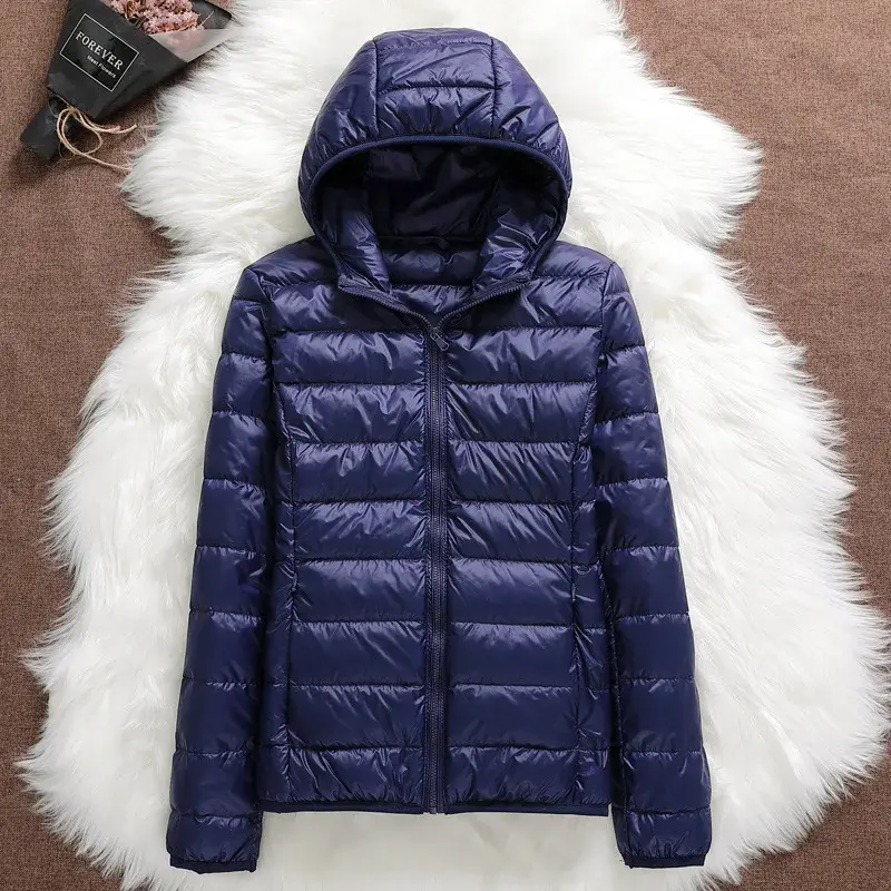 여성용 푸퍼 재킷, 플러스 사이즈 5xl 6xl 7xl 2023, 초경량 패커블 다운 코트, 용수철 가을, 신상