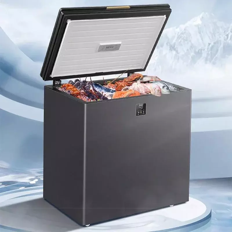 Congelador pequeño de temperatura Ultra baja, congelador completamente congelado, sin escarcha, congelación rápida, hogar, 40 ℃, 100L/200L