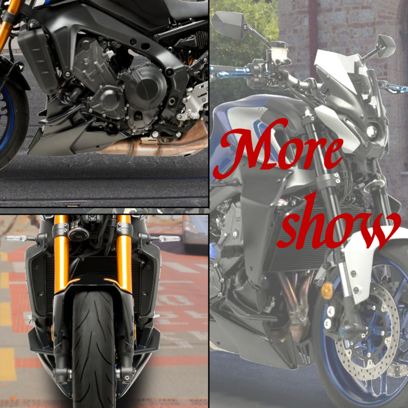 Motocicleta Belly Pan Lower Motor Spoiler, Carenagem Guarda Capa para Yamaha FZ09, FZ-09, MT-09, MT 09, 2021-2024, 2022, MT09