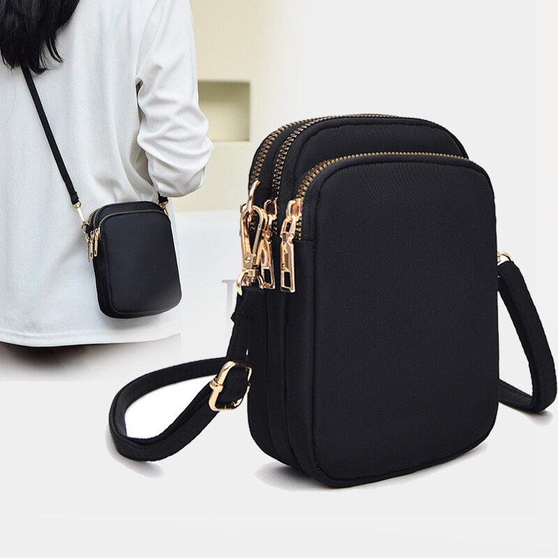 Fashion Waterproof Shoulder Bags Women's Outdoor Travel Phone Key Belongings Storage Crossbody Handbags Coin Purse Organizer