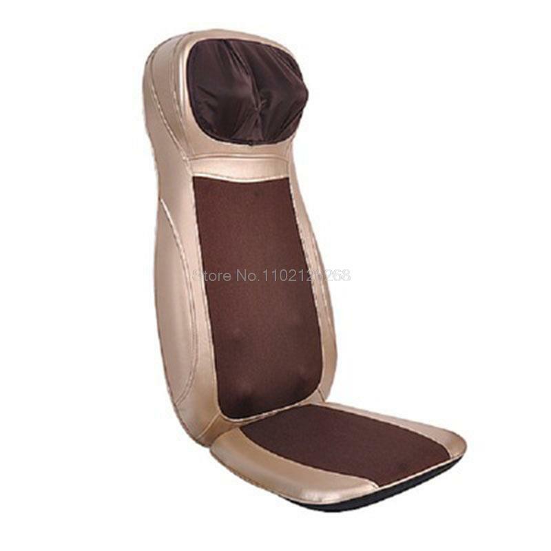 Cojín de masaje Shiatsu con vibración y calefacción eléctrica para el hogar y el coche, silla de masaje de cuerpo completo para oficina, asiento, almohadilla de relajación para cuello, cintura y cintura
