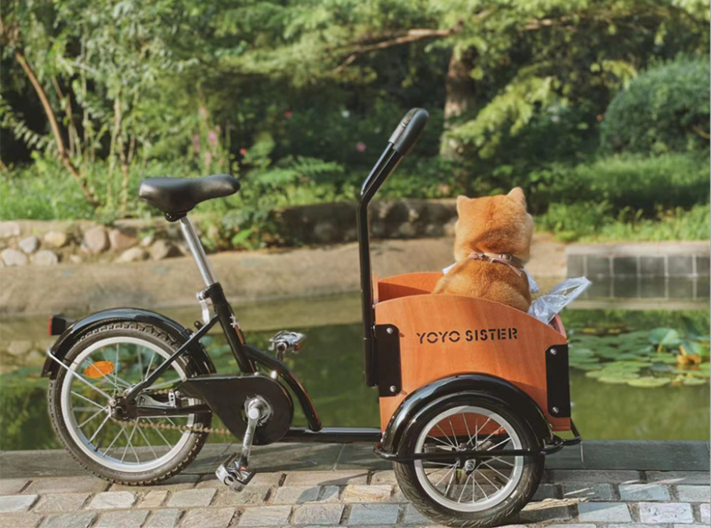 Европейский скутер для домашних животных, трендовый бренд, новый дизайн, популярная Милая велосипедная коляска для кошек и собак