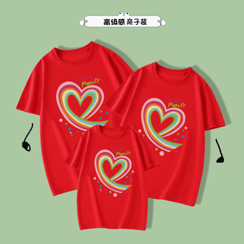 Family Matching OutfitsFather Mother Kids t-shirt Baby body Cotton Summer Funny Pizza Print Mom Dad bambini Match Clothes