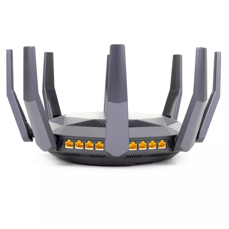 Gaming Router ASUS RT-AX89X AX6000 Dual Band WiFi 6, 12-stream 6Gbps WiFi speed, Dual 10G ports, MU-MIMO OFDMA, AiProtection