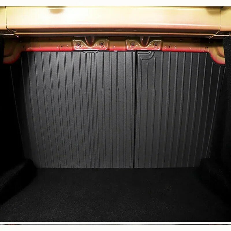 Alfombrillas de maletero para Tesla Model 3 + TPE Piano Key Style, frontal y trasero, Frunk, almohadilla protectora de almacenamiento, nuevo Model3 Highland 2023 2024