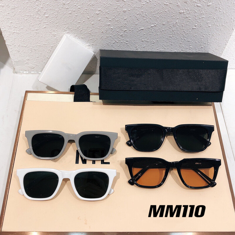 Kacamata hitam pantai musim panas MM110 lembut 2024 desain merek Korea GM kacamata berkendara perjalanan Pria Wanita perlindungan UV400