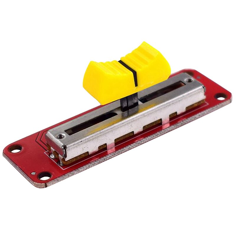 Potenziometro 4X Mini Slide modulo lineare 10KΩ doppia uscita per Mcu Arduino Arm Avr blocco elettronico