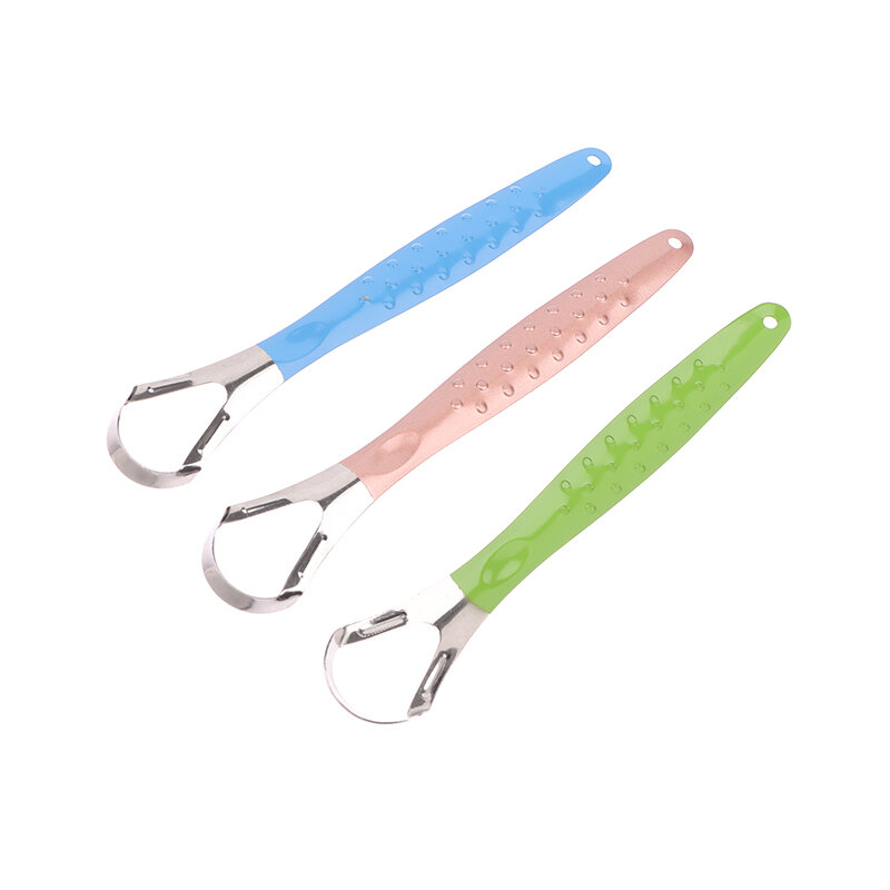 Stainless Steel Tongue Scraper Cleaners For Oral Hygiene Tongue Scraper Toothbrush Tongue Scraper Cleaning Brush