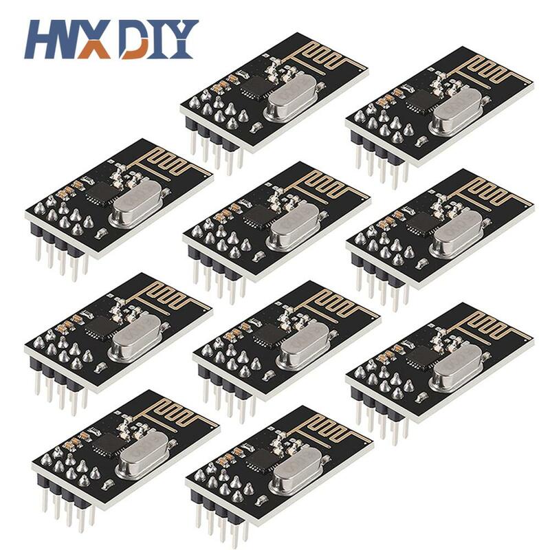1-10 buah Transmission 2.4GHz 2Mbit/s nirkabel transmisi Data RF modul Transceiver papan 1.9-3.6V untuk Arduino DIY