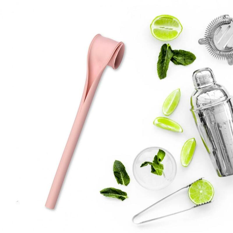 Креативная домашняя соломинка, гибкая легкая водонепроницаемая соломинка для посуды с одним кликом