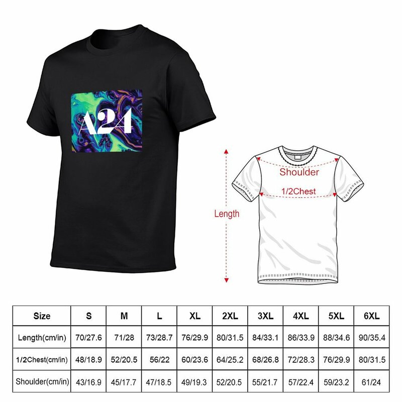 A24 #2 T-shirt anime clothes new edition mens clothes
