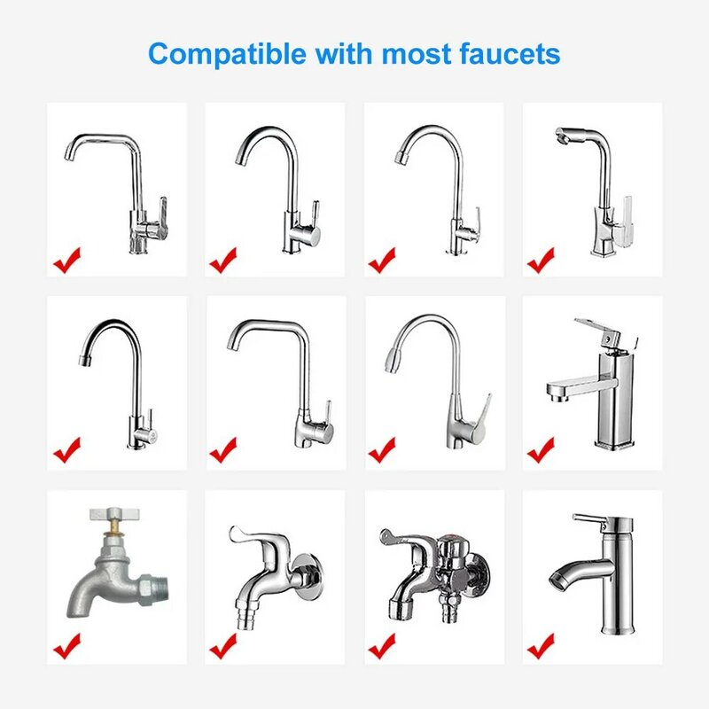 2023 NEW 360°Rotating Faucet Filter Kitchen Removal Chlorine Heavy Metal Filtered For Hard Water Bath Filtration Purifier