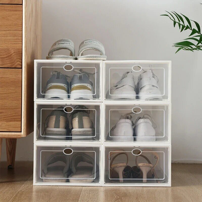 Organizzatore di scatole per scarpe 1p impilabile