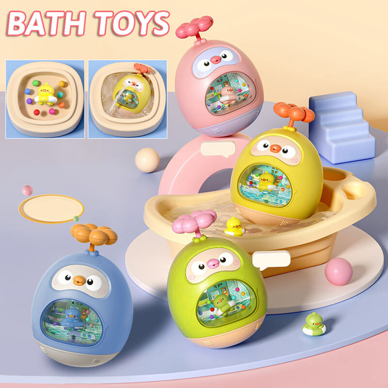 Милые детские игрушки в виде животных для ванной, летние забавные игрушки для малышей, водные уличные украшения, детская игрушка для душа, креативные подарки для детей
