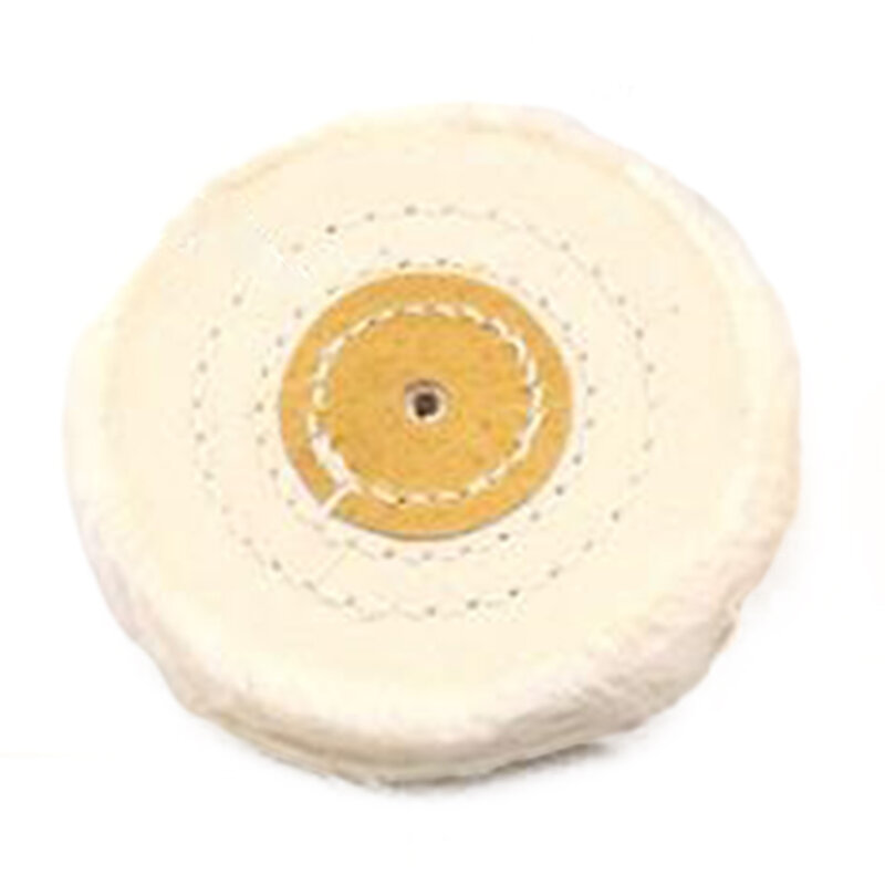 Nowy krążki polerskie tarcza polerska elektronarzędzia biały/żółty 100mm/4 cale 4in 50PLY bawełniana tkanina na biżuterię