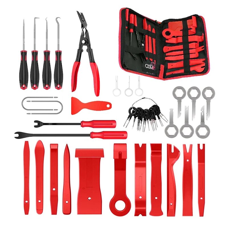 Auto Interior Disassembly Kit Car Plastic Trim Removal Tool Car Clips Puller DIY Panel Tools For Auto Trim Puller Set Durable