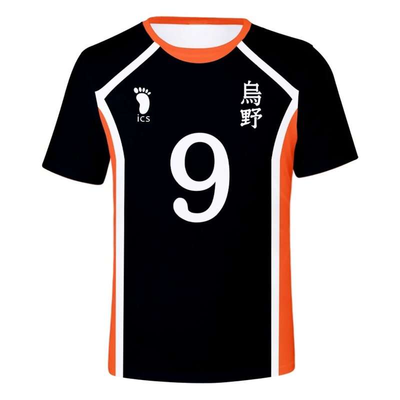 Zomer Haikyuu Korte Mouw Tops Heren 3d T-Shirt Volleybal Team Uniform Training Kleding Vrouwen Tshirt Casual Print T-Shirt