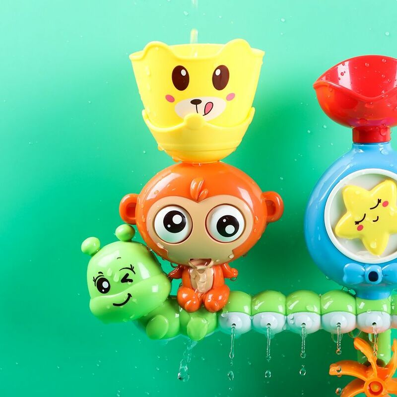 Funny Faucet Monkey Spray para crianças, Brinquedo do chuveiro do bebê, Brinquedo do banho para crianças, Banheira de banho