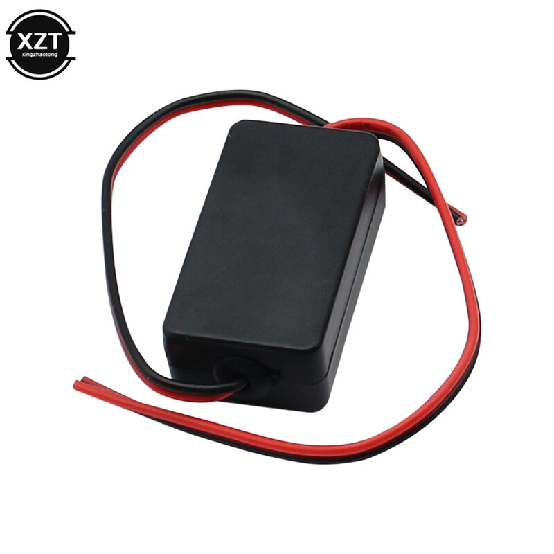 12V DC Power Car Rearview Camera Power Relay Capacitor Auto Car Camera Filter Relay Capacitor Filter Connector