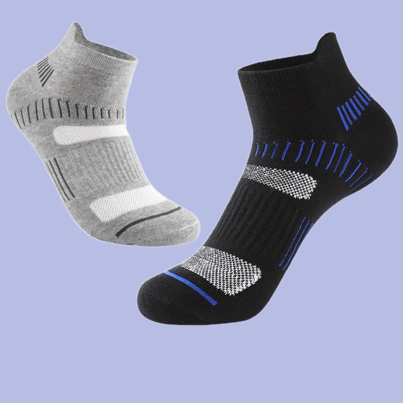 Chaussettes basses en coton pour hommes, bouche peu profonde, chaussettes courtes quatre saisons, absorbant la transpiration, chaussettes de sport anti-odeur, 5 paires