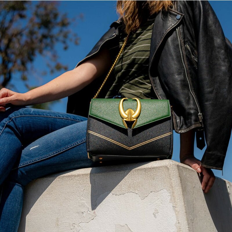 MINISO Disney Loungefly Marvel Thor Loki Shoulder Bag Messenger Bag Bags for Women  Crossbody Bags for Women  Shoulder Bag Women