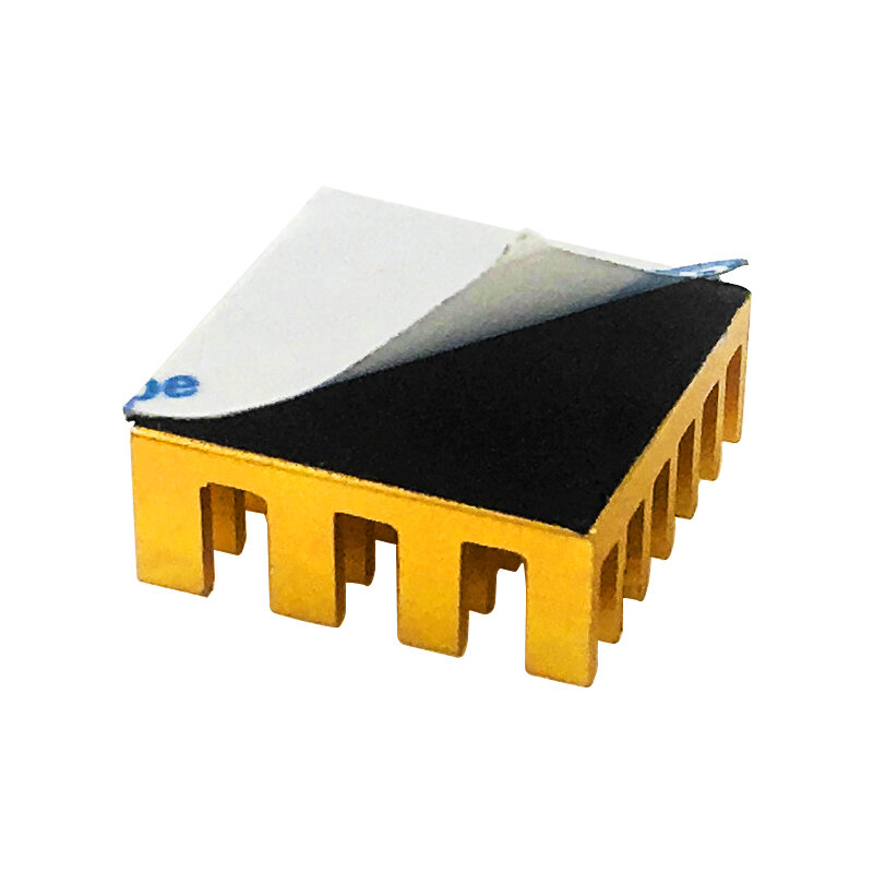 Алюминиевый радиатор-охладитель для процессора Orange Pi, 14x14x6 мм