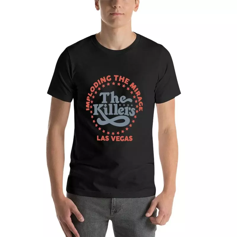 The Killers เสื้อยืดลาสเวกัสสั่งทำเสื้อน่ารักพิมพ์ลายสัตว์สำหรับเด็กผู้ชายเสื้อยืดสำหรับผู้ชาย
