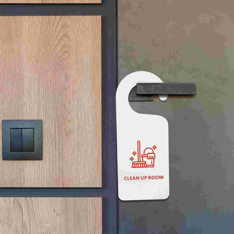Znaki Nie przeszkadzać Lista Drzwi hotelowe Znak przypominający Oznakowanie klamek biurowych Załączone