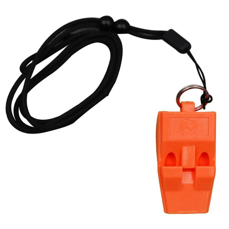 Referee Whistle with Lanyard Loud Crisp Sound Coaches Whistle Sports Football Basketball Referee Training Whistle Survival Tool