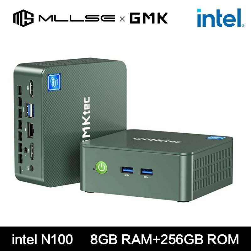 GMKtec G3 Mini PC Alder Lake N100 Windows 11 Pro Intel 12th DDR4 8GB RAM 256GB ROM WiFi 6 BT5.2 Desktop Computer Mini Pc Work