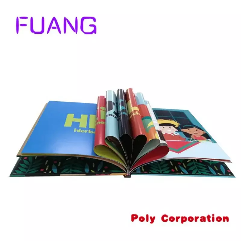 Custom  Eco-friendly high quality art paper printing service educational hardcover book printing