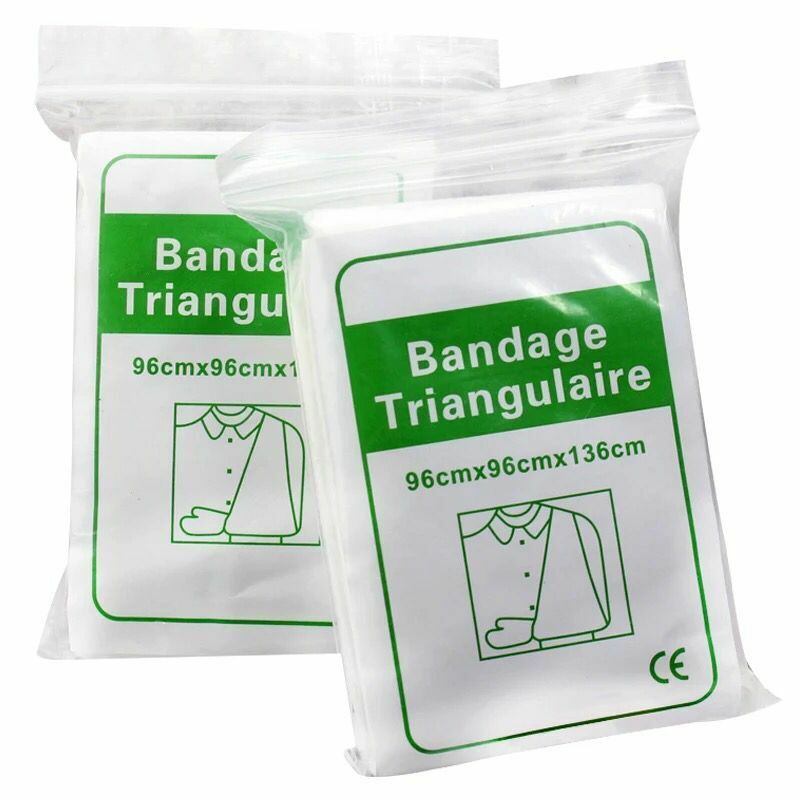 10 Stück Medical Burn Dressing Bandage dreieckige Notfall Fraktur Arm Sling Wrap Fixierung Bandage Dreieck Handtuch Erste-Hilfe-Kit