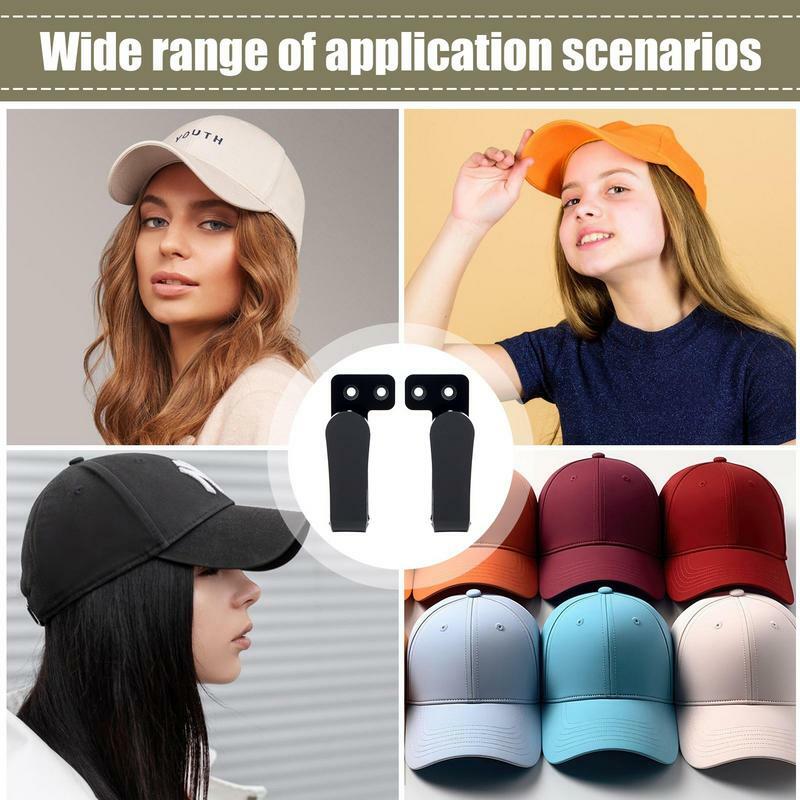 3 buah dudukan topi organizer topi ringan, rak topi akrilik untuk topi bisbol pasang dinding, tampilan topi akrilik untuk topi bisbol