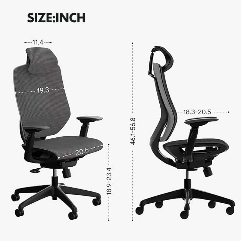 FLEXISPOT Upgraded OC6 500LBS Big and Tall Office Chair Heavy Duty,3D Armrest Mesh Ergonomic Home Office Chair with High
