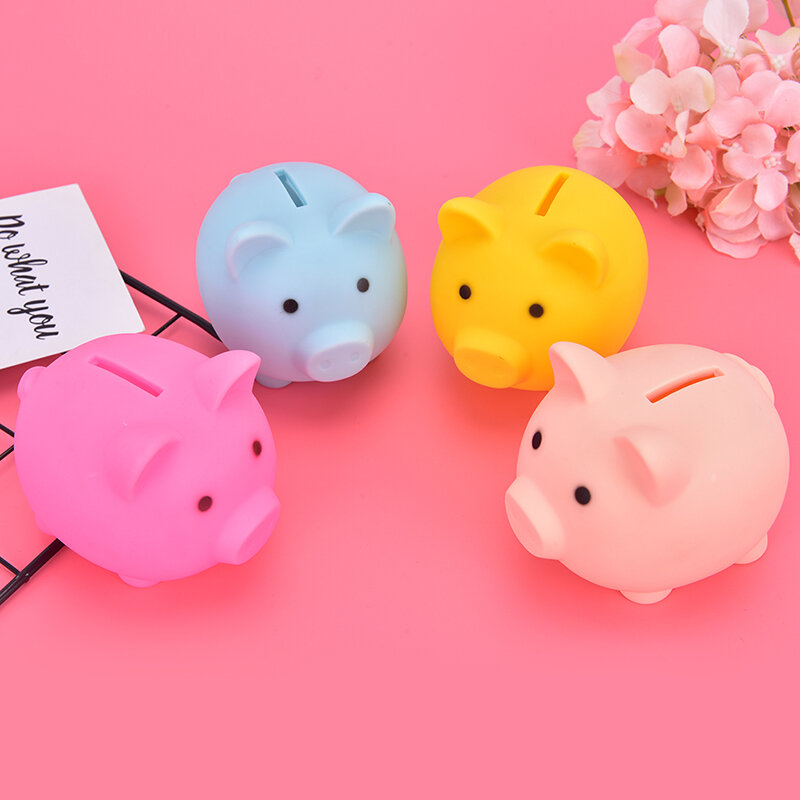Small Piggy Bank Money Boxes Home Decor Money Saving Box Children Piggy