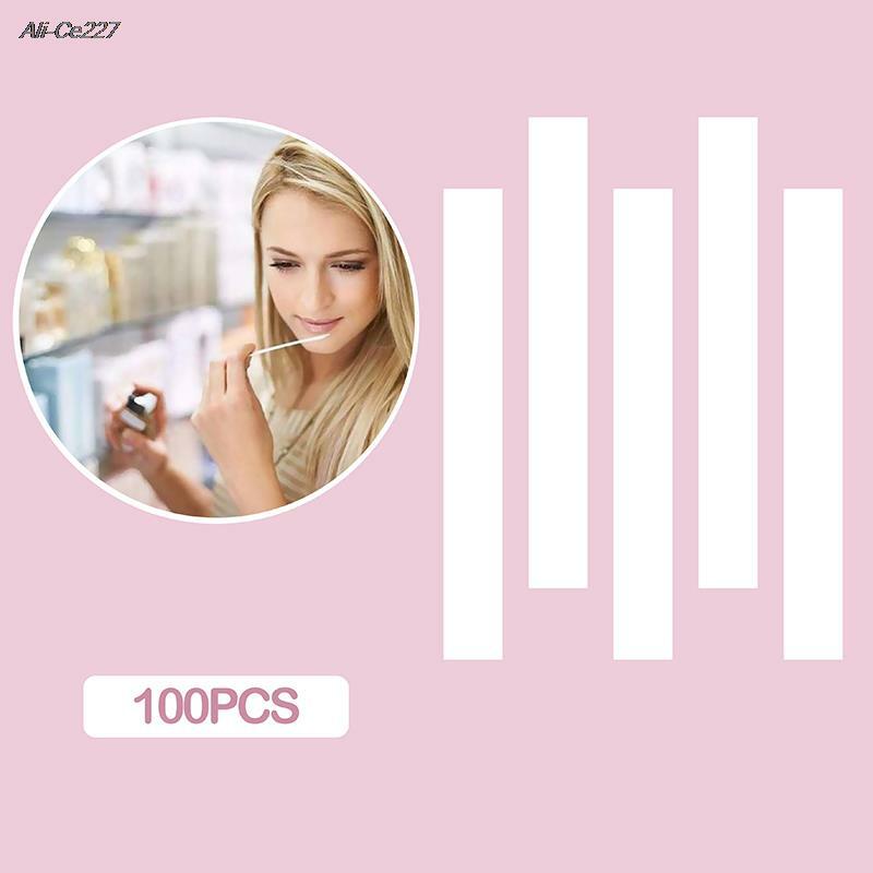 100 Stks/partij Aromatherapie Geur Parfum Essentiële Oliën Test Papier Strips Testen Strip