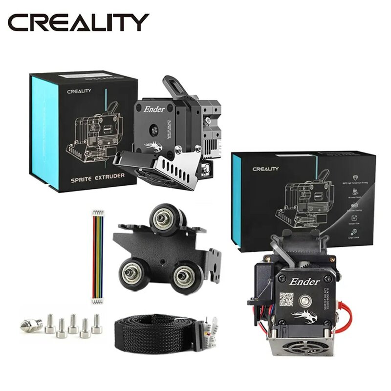 Creality Sprite Extrusora Pro Dual Gear Direct Drive Extrusora para Ender 3 / 3 Pro / 3 Max / 3 V2 Ender-3 S1/CR-10 Smart Pro